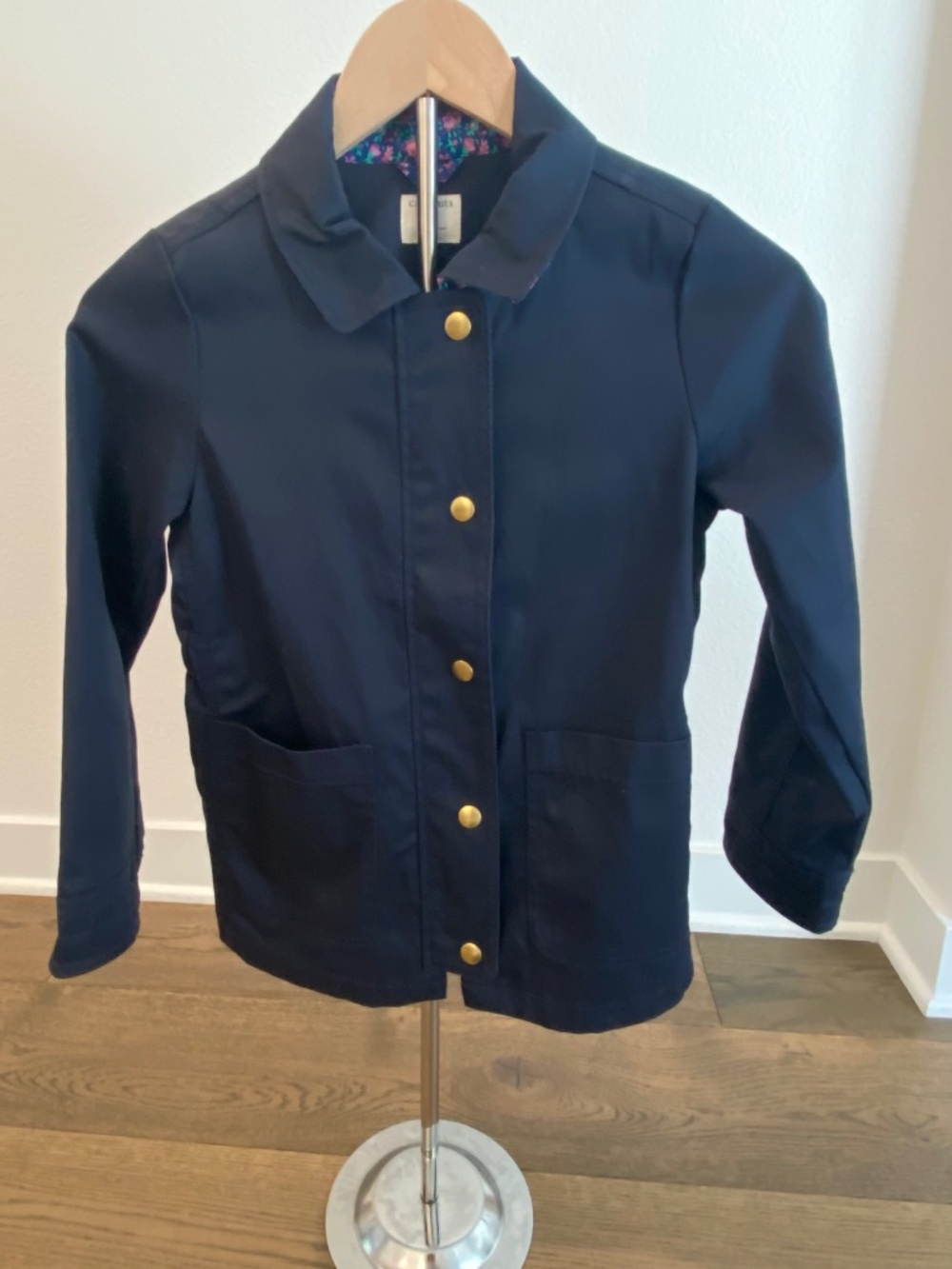 Crewcuts Navy Blue Jacket With Gold Buttons - EUC